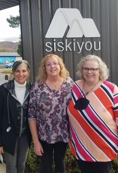 Noranne Wilson (far right) pictured with Ruth Hodge and her sister Cindy Bjelland.